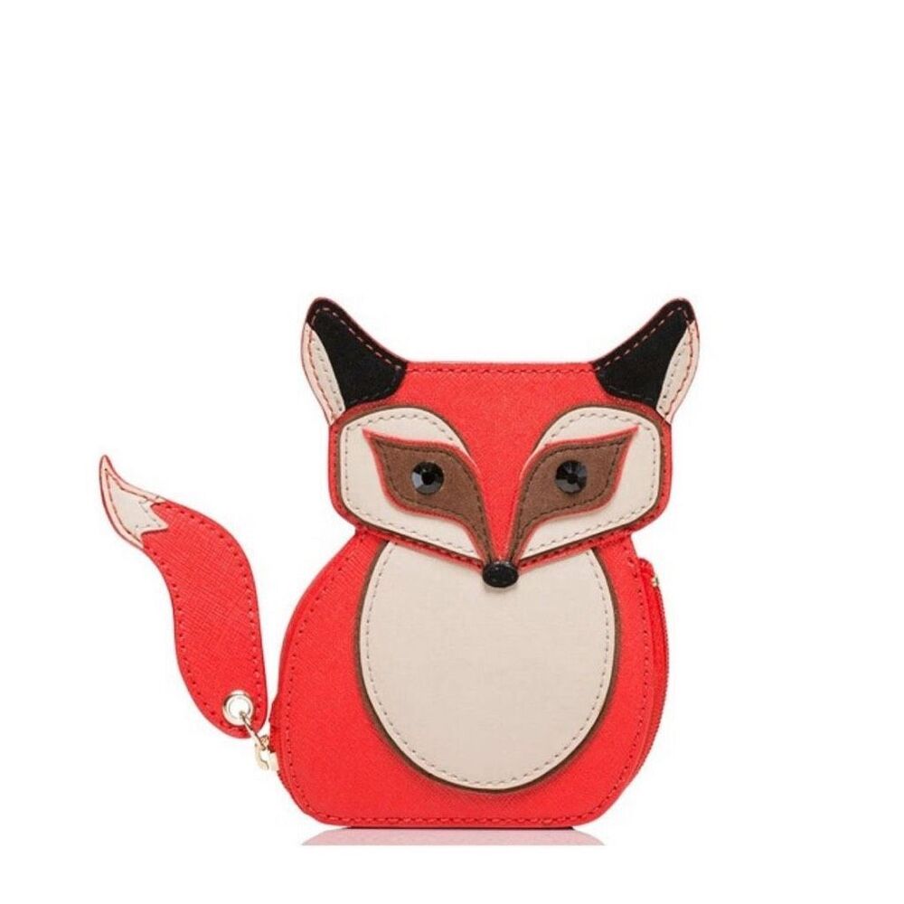 Kate Spade "Blaze a Trail" fox coin purse